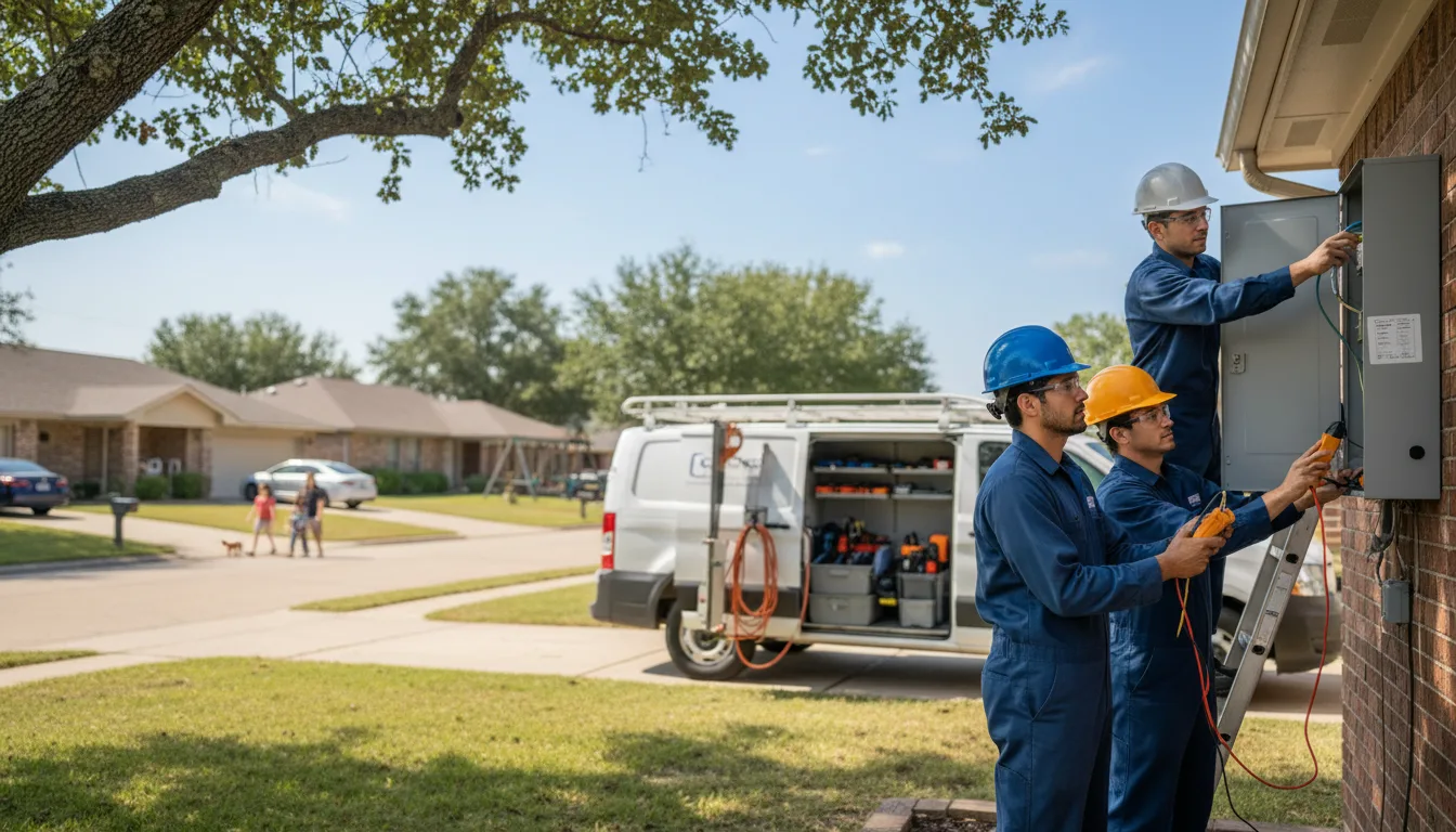 Certified electrician providing emergency electrical services in Wyatt, IN